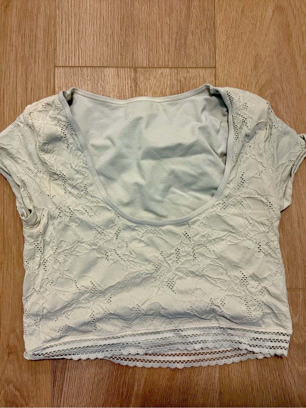 Women's Aerie Lace Style Cropped
